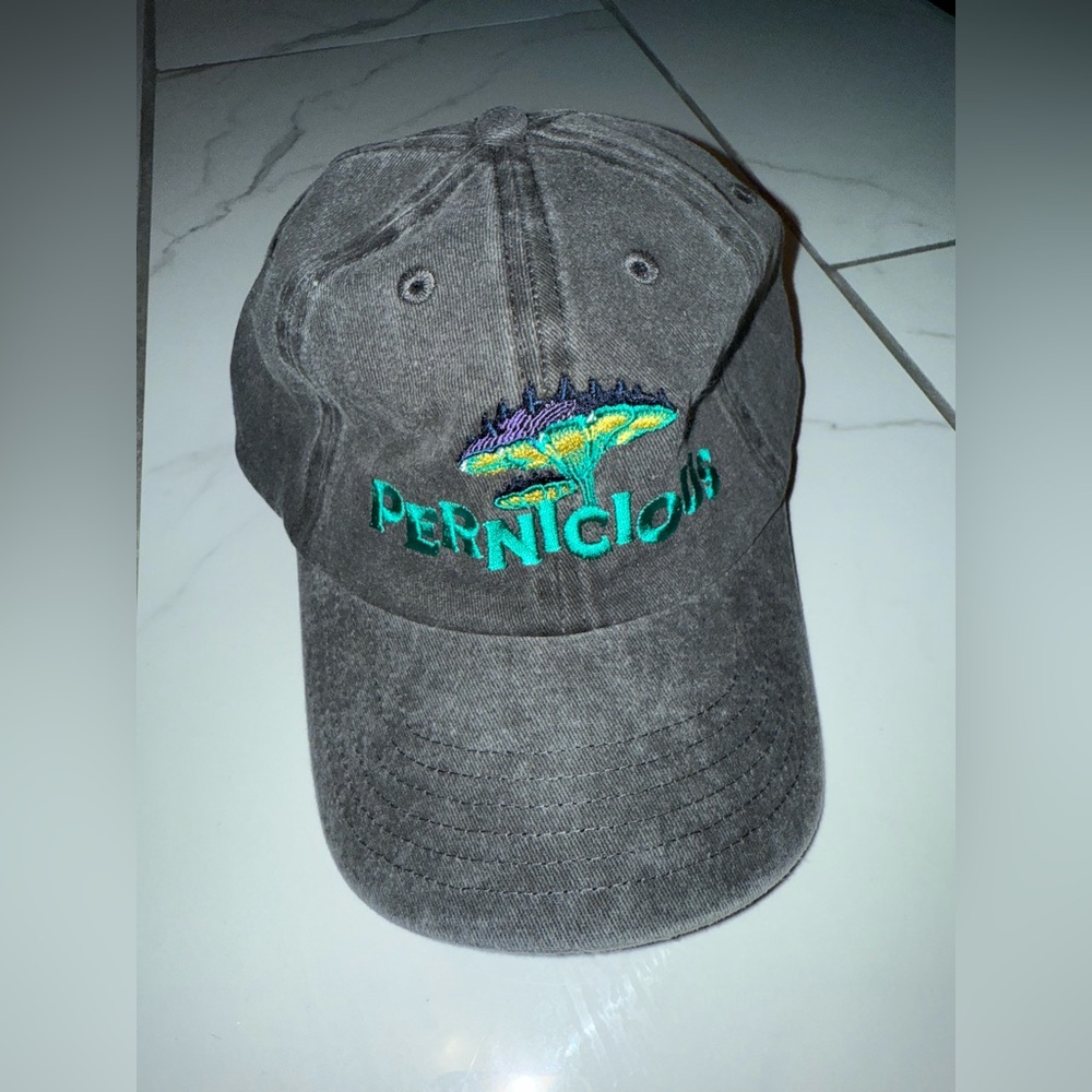 wicked weed brewing pernicious gray baseball cap hat